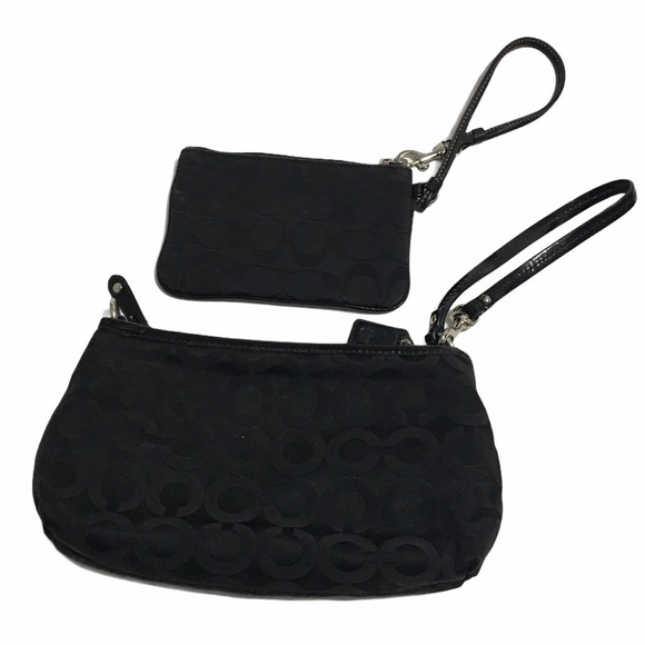 COACH 2 Clutches Black Bundle - Picture 7 of 9